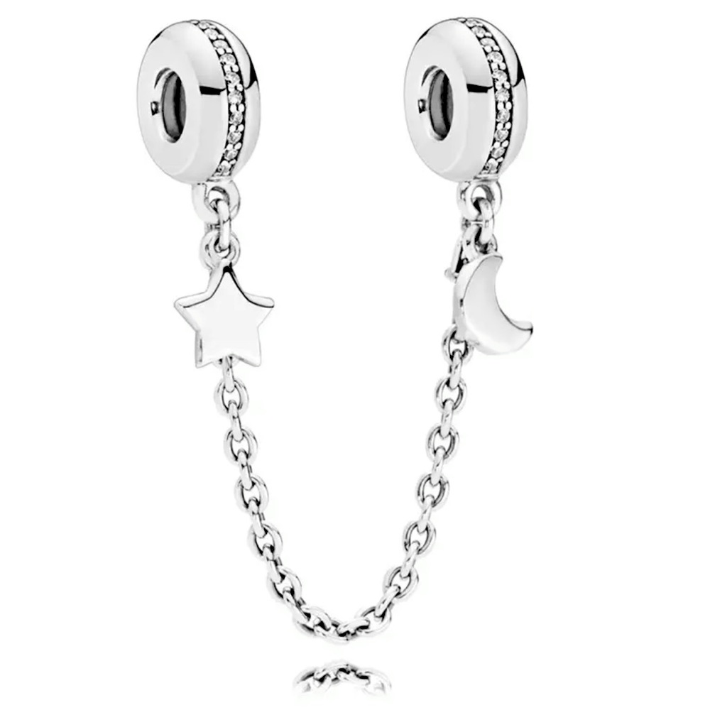 NewS925 SafetyChain Fit Original Pandora Bracelet